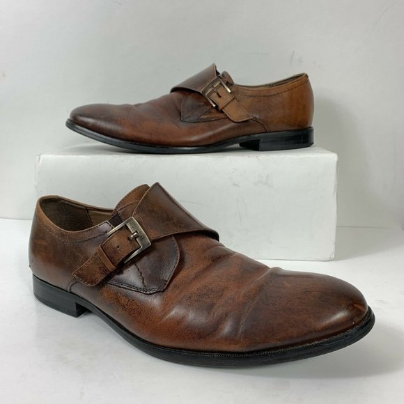 Vtg Robert David Aconto Calfskin Monks Men Sz 13M main image 4